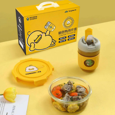 Caja Bento aislada de vidrio para las necesidades del usuario final de hotel y resort