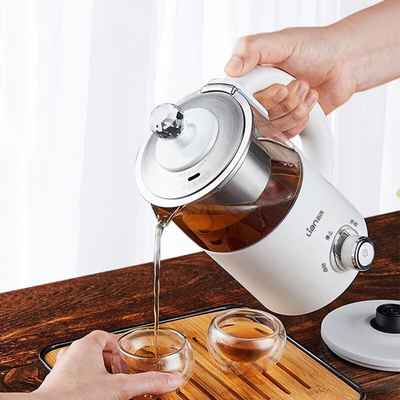Mini Botella de té de vidrio de flores caldera eléctrica Perfecto para favores de boda Fiestas nupciales