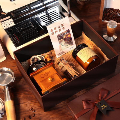 Caja de regalo de la máquina de café para damas de honor y padrinos regalo perfecto para el día de San Valentín