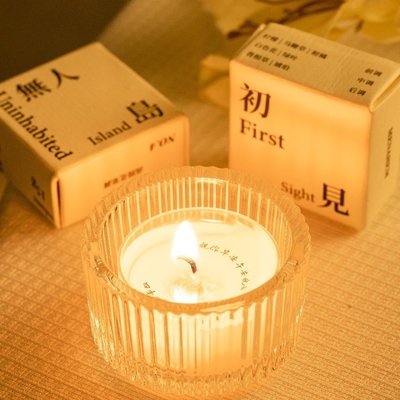 Agencia de viajes dirigida a velas blancas de aromaterapia caja de regalos mini velas para interiores