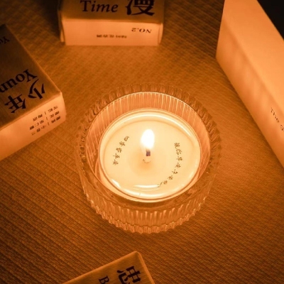 Agencia de viajes dirigida a velas blancas de aromaterapia caja de regalos mini velas para interiores