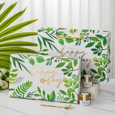 La caja de regalo de té de flores favorita de la agencia de viajes de la serie de bosques de regalo de mano para festivales