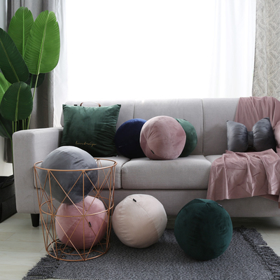 Almohada de terciopelo en forma de bola de Internet perfecta para regalos de &quot;gracias&quot; y escenarios de uso