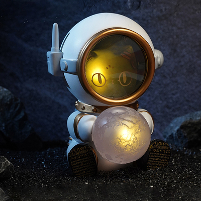 Graduación Gato Astronauta Decoración para el Espacio Miau atmósfera Festival de Luz Regalo