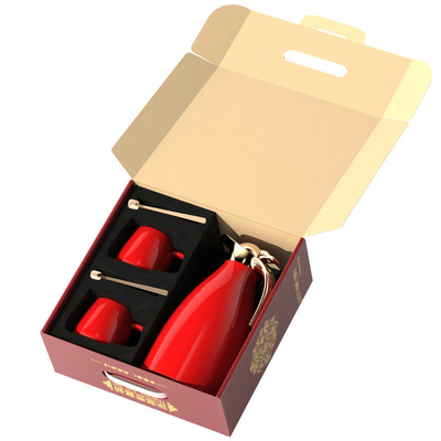 Reunión Anual Bienestar de los Empleados Regalo 1 Color Gráficos Set de té para negocios prácticos