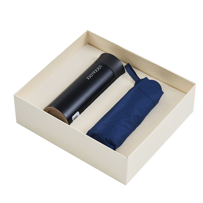 Regalos Bloqueo Disfrutar Conjunto D Bloqueo Thermos Taza Paraguas portátiles UV con color personalizado
