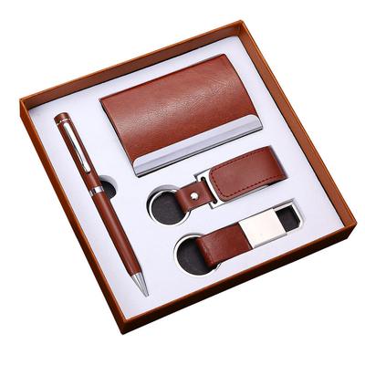 Impresión UV Regalo de souvenir conmemorativo Creative Keychain Disco USB Conjunto de bolígrafo de firma
