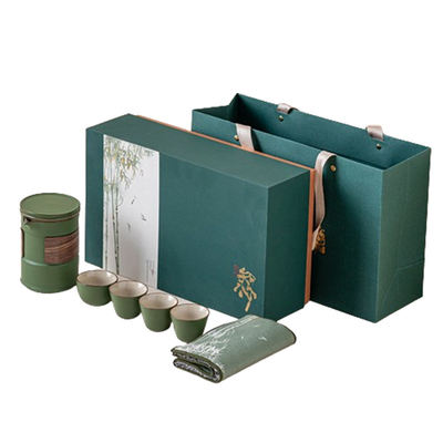 Presentación Conjunto de regalos Logotipo del cliente Conjunto de té Tetera Master Cup Taza de té*3 Toalla de té*1