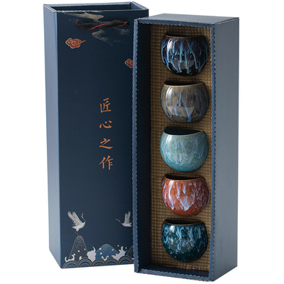 Kiln Change Master Cup Set de tazas de té para regalos corporativos tamaño y forma personalizados