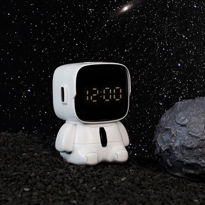 Impresión de gráficos a 2 colores Robot divertido y lindo USB Computadora de escritorio temporizador digital para empresa regalo