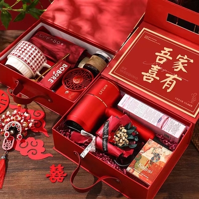 Caja de regalo para acompañantes de bodas Dama de honor y padrino Regalo 1 Impresión a color para gráficos