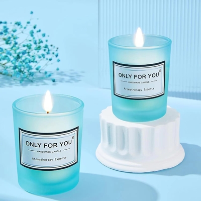 2 Color Impreso Blue Set Regalo Aromaterapia vela Balón de baño para el Festival del Día de la Madre