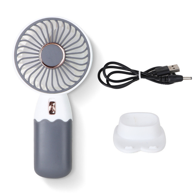 Creativo dibujo animado Mini refrigerador portátil pequeño ventilador portátil cargador de teléfono USB soporte de teléfono pequeño ventilador 2024 producto RAMADAN