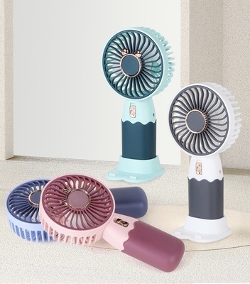 Creativo dibujo animado Mini refrigerador portátil pequeño ventilador portátil cargador de teléfono USB soporte de teléfono pequeño ventilador 2024 producto RAMADAN