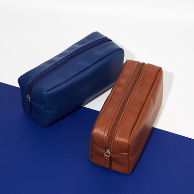 Productos de oficina de estilo minimalista Bolsa de almacenamiento cosmético con cremallera para compradores agrícolas