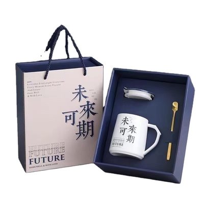 Conjunto de tazas de regalo creativo con el logotipo del cliente para promociones personalizadas
