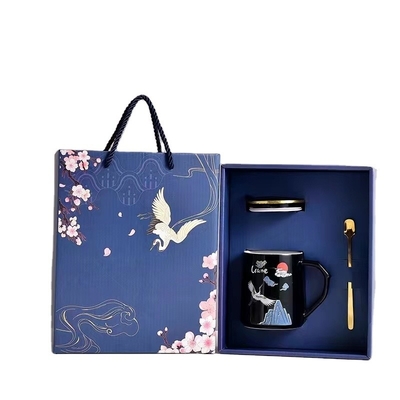 Conjunto de tazas de regalo creativo con el logotipo del cliente para promociones personalizadas