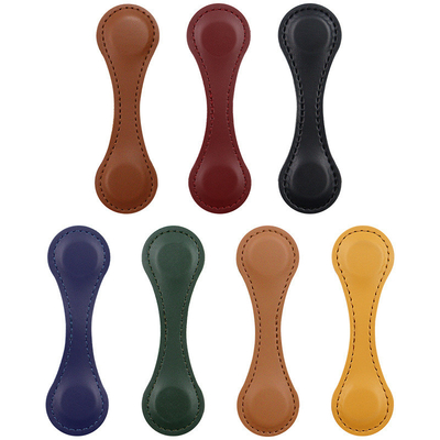 Impresión a color para gráficos 5 Marca de libros de cuero a color clip de mano de doble cara promoción