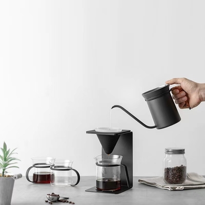 Caja de regalo de cafetera de café elaborada a mano de 6 piezas con técnicas de impresión por serigrafía