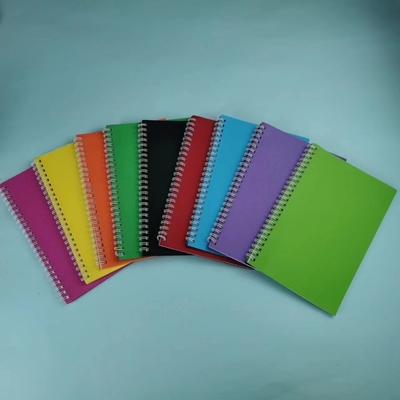 Conjunto de Bloc de notas minimalista de color sólido Diseño de bobina de colores múltiples y papel para 2024 Regalo