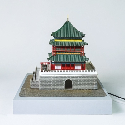 Puzzle de escultura de papel 3D para el cerebro que mueve el regalo cultural y creativo