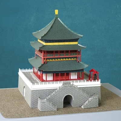 Puzzle de escultura de papel 3D para el cerebro que mueve el regalo cultural y creativo