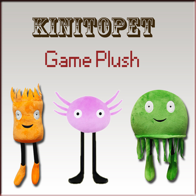 Colorido KinitoPet Plush Electrónico Salamandra Muñeca Terror Monstruo Juego Plush Juguete 2024