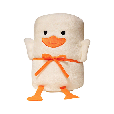 Cartoon Duck Almuerzo Reposo Aire acondicionado Rollo manta Mantenga a sus empleados cómodos