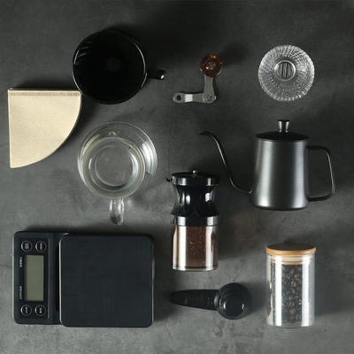Presentación Conjunto de regalos Estilo de viaje Conjunto de café portátil Equipo de café al aire libre Regalo de negocios