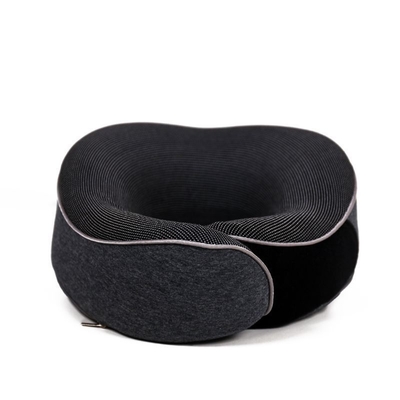 Logotipo Personalizado Memoria de espacio Almohada de algodón en forma de U para soporte y almacenamiento del cuello
