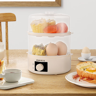Hoteles y resorts Cocina de huevos de doble capa Vaporera de pequeña potencia para dormitorios domésticos