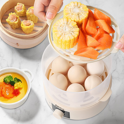Hoteles y resorts Cocina de huevos de doble capa Vaporera de pequeña potencia para dormitorios domésticos