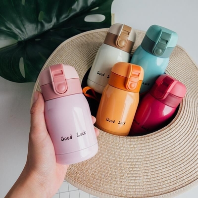 Mini Cute 200ml/360ml Taza de bolsillo aislada y fría Mantenga su bebida a la temperatura adecuada