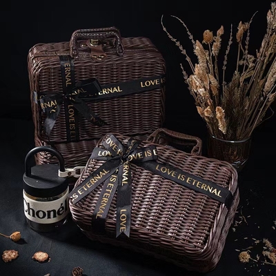 Set de regalos de negocios de hoteles y resorts Cesta de café con impresión gráfica de 1 color