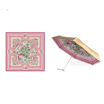Mulberry Silk Square Scarf y Set de sombrillas plegables para soluciones de regalos corporativos