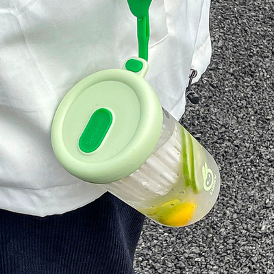 Separación de té Taza de té 500ml Taza de extracción fría de alta apariencia con copa de agua de paja Actividad regalo
