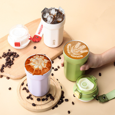 Taza portátil de Internet de gran capacidad con gráficos a 1 color Taza de agua de 400 ml