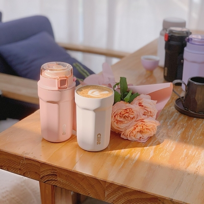 Taza portátil de Internet de gran capacidad con gráficos a 1 color Taza de agua de 400 ml