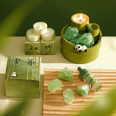 Productos de oficina Conjunto de velas de aromaterapia sin fuego Impresión a color para gráficos 1 color