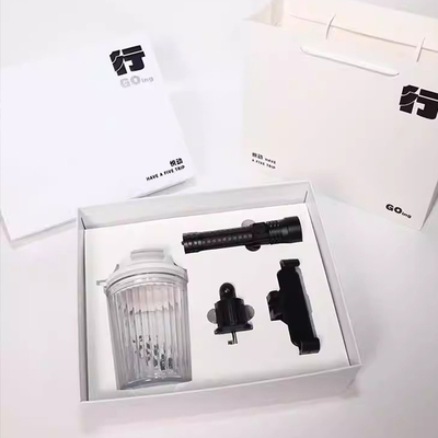 Regalos Luces fuertes linterna deportiva taza de café y soporte de teléfono de coche ideal para la oficina