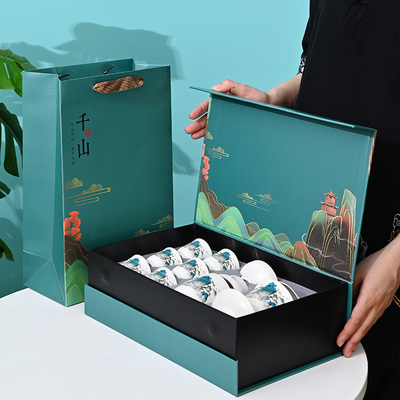 Qianshan oveja grasa de jade Kung Fu juego de té perfecto compañero de negocios regalo ocasión año