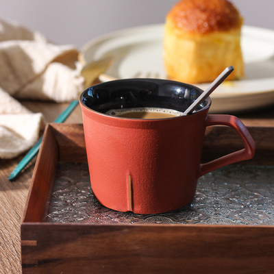 Impresión de serigrafía japonesa Taza minimalista Premio de actividad práctica para tazas de café