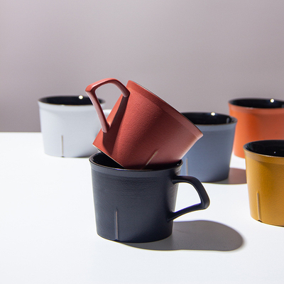 Impresión de serigrafía japonesa Taza minimalista Premio de actividad práctica para tazas de café