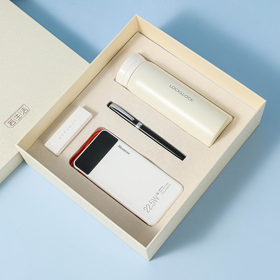 Copa de aislamiento Le Kou 280ml Newman 22.5W Carga rápida 10000mAh Pluma de firma para regalo de negocios personalizado