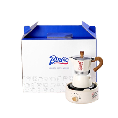 Utiliarios de café para pequeños hogares Utiliarios de café combinados Conjunto de macetas de cuatro piezas
