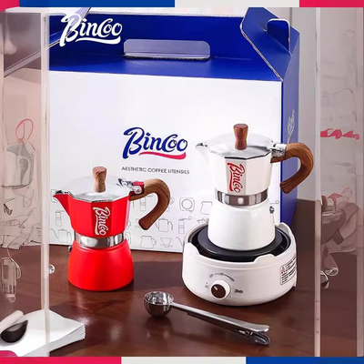 Utiliarios de café para pequeños hogares Utiliarios de café combinados Conjunto de macetas de cuatro piezas
