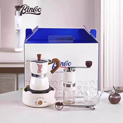Utiliarios de café para pequeños hogares Utiliarios de café combinados Conjunto de macetas de cuatro piezas