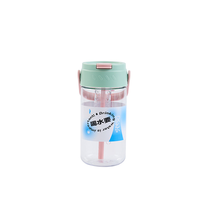 Presente de cuidado de verano Logotipo personalizado Conjunto de dos piezas con copa de agua y sombrilla de cápsula