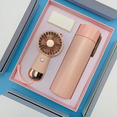 Tres etapas pequeño ventilador portátil copa térmica 300 ml su compañero de actividad de verano ideal