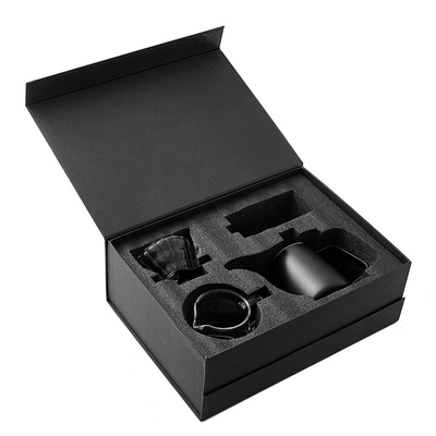 Caja de regalo de café hecha a mano Conjunto de botella de agua de boca larga Taza de filtro de agua compartiendo la olla Shake de mano Grinder de frijoles Filtro de papel regalos